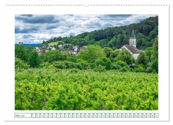 Produktbild: Romantische Ortschaften (hochwertiger Premium Wandkalender 2026 DIN A2 quer), Kunstdruck in Hochglanz