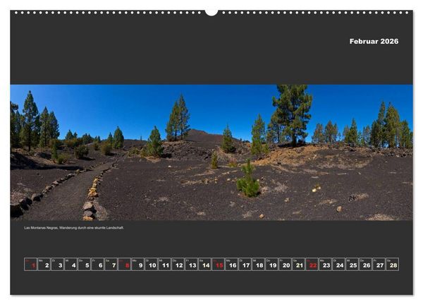 Produktbild: Teneriffa im Panorama (Wandkalender 2026 DIN A2 quer), CALVENDO Monatskalender