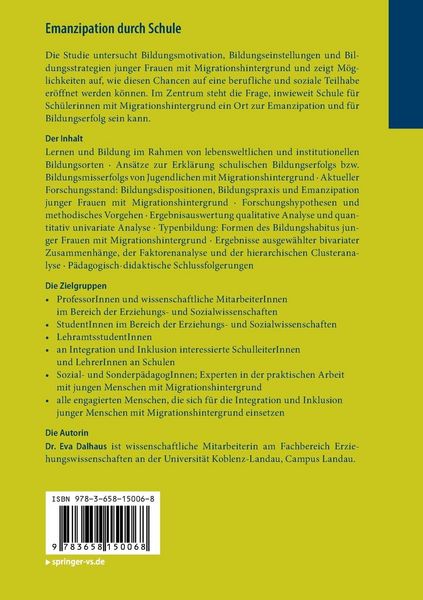Produktbild: Emanzipation durch Schule