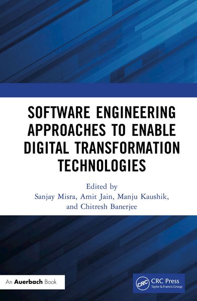 Produktbild: Software Engineering Approaches to Enable Digital Transformation Technologies