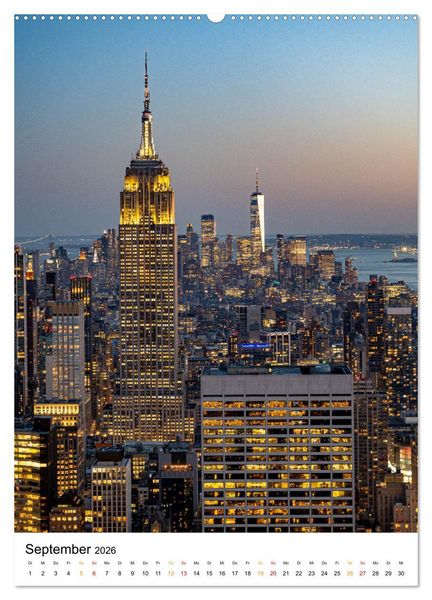 Produktbild: New York, Facetten einer Stadt (hochwertiger Premium Wandkalender 2026 DIN A2 hoch), Kunstdruck in Hochglanz
