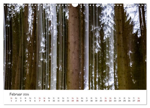 Produktbild: Abstrakte Naturerlebnisse - ICM (Intentional Camera Movement) Fotografie (Wandkalender 2026 DIN A3 quer), CALVENDO Monatskalender