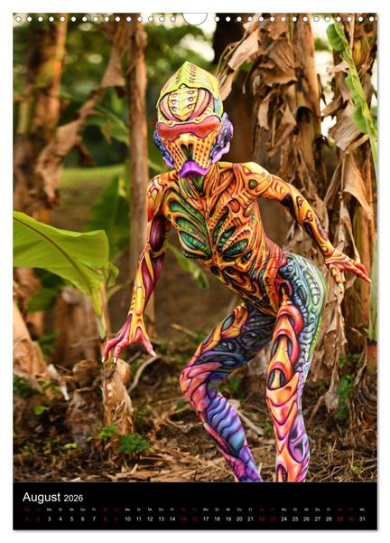 Produktbild: Equatorial Guinea Bodypainting Festival "Origins" (Wandkalender 2026 DIN A3 hoch), CALVENDO Monatskalender
