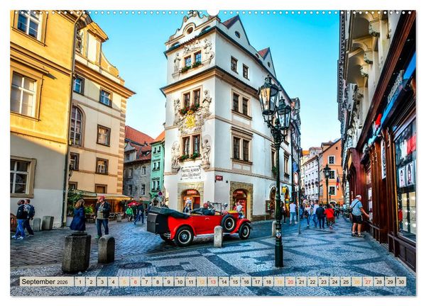 Produktbild: Die 12 meistbesuchten St&auml;dte in Europa (hochwertiger Premium Wandkalender 2026 DIN A2 quer), Kunstdruck in Hochglanz