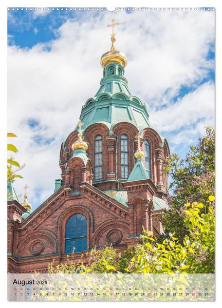 Produktbild: Helsinki - Sehensw&uuml;rdigkeiten (hochwertiger Premium Wandkalender 2026 DIN A2 hoch), Kunstdruck in Hochglanz