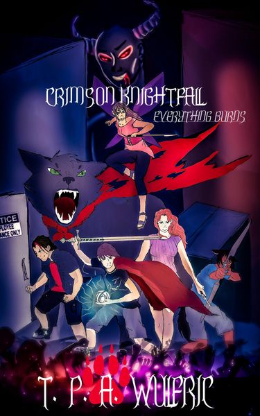 Produktbild: Crimson Knightfall: Everything Burns (War of Souls, #1)