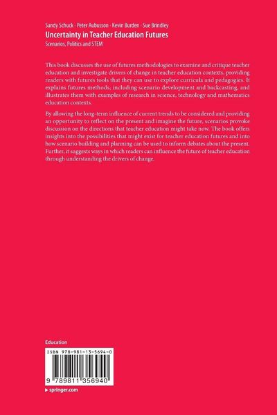 Produktbild: Uncertainty in Teacher Education Futures
