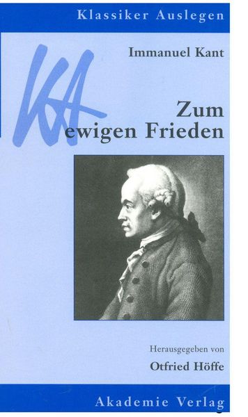 Produktbild: Immanuel Kant: Zum ewigen Frieden