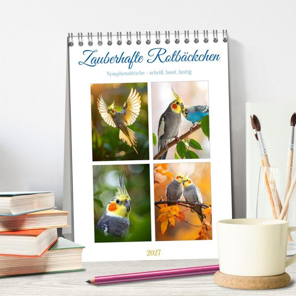 Produktbild: Zauberhafte Rotb&auml;ckchen (Tischkalender 2027 DIN A5 hoch), CALVENDO Monatskalender