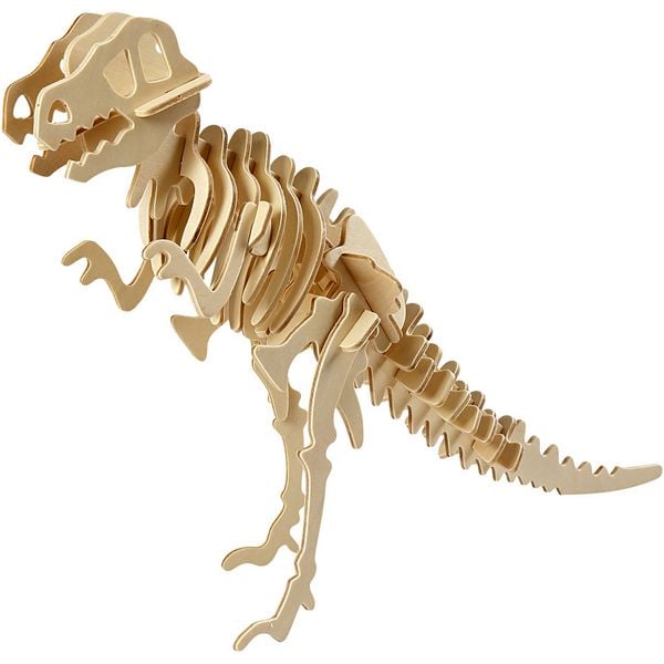 Creativ Company 3D-Figuren zum Zusammensetzen, Dinosaurier, Größe 33x8x23 cm, 1 Stk