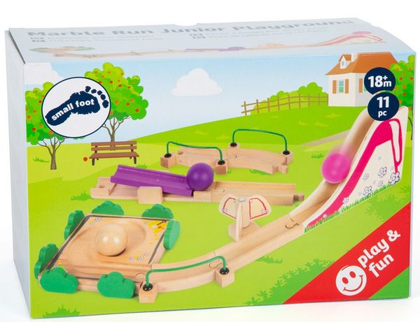 Small Foot Lokschuppen Mit Weiche – Holz-Eisenbahnzubehör, Kompatibel Mit Gängigen Systemen