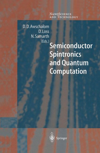 Produktbild: Semiconductor Spintronics and Quantum Computation