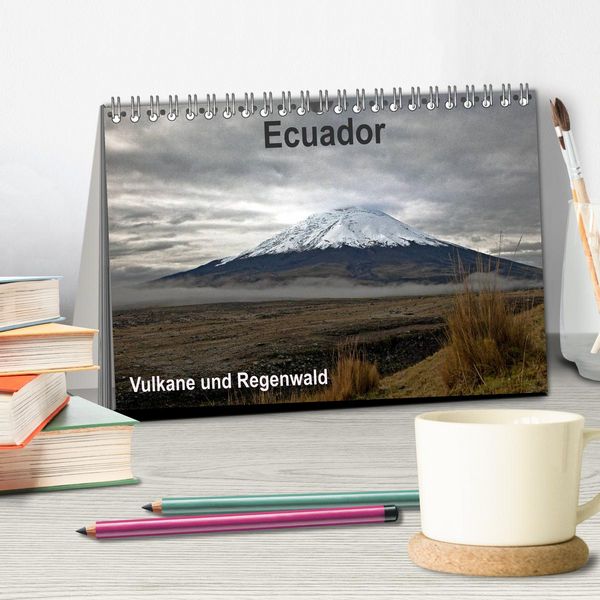 Produktbild: Ecuador - Regenwald und Vulkane (Tischkalender 2026 DIN A5 quer), CALVENDO Monatskalender