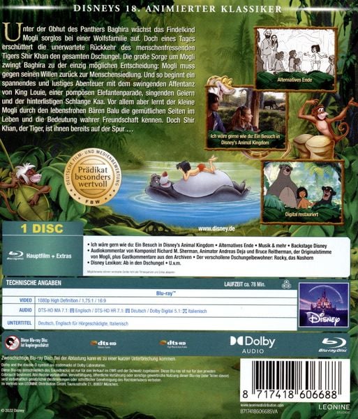 Produktbild: Das Dschungelbuch - Disney Classics
