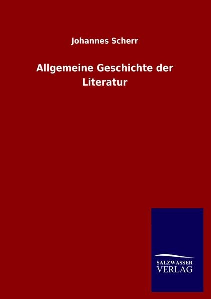 Produktbild: Allgemeine Geschichte der Literatur