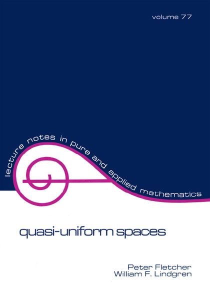 Produktbild: Quasi-Uniform Spaces