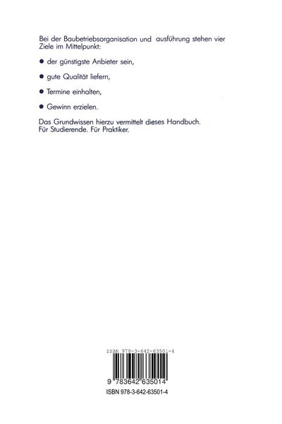 Produktbild: Handbuch Baubetrieb