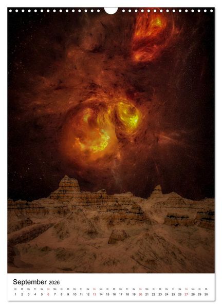 Produktbild: Unser Universum eine interstellare Reise (Wandkalender 2026 DIN A3 hoch), CALVENDO Monatskalender
