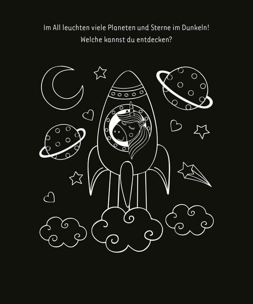 Produktbild: Mein leuchtendes Einhorn-Kritzkratz-Buch