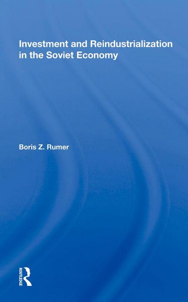 Produktbild: Investment and Reindustrialization in the Soviet Economy