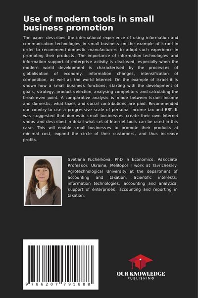 Produktbild: Use of modern tools in small business promotion