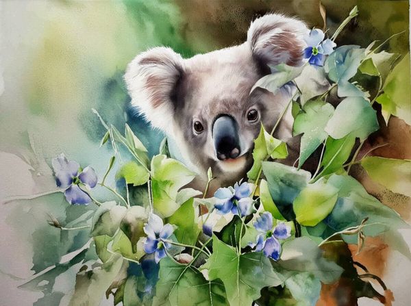 Produktbild: CALVENDO Puzzle Koala im Fr&uuml;hling | 2000 Teile Lege-Gr&ouml;&szlig;e 90x67cm Foto-Puzzle f&uuml;r gl&uuml;ckliche Stunden