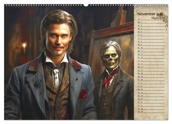Produktbild: Viktorianische Schrecken (Wandkalender 2026 DIN A2 quer), CALVENDO Monatskalender