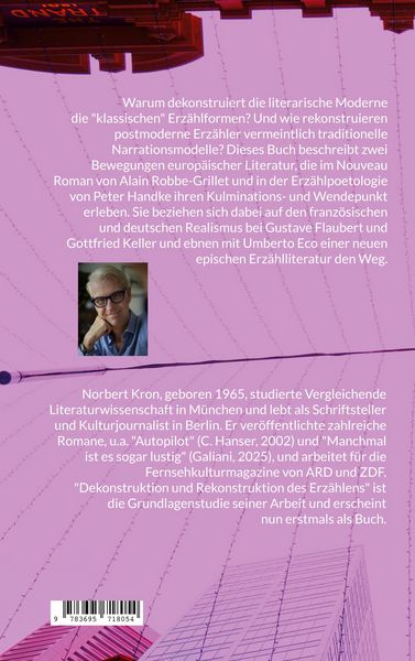 Produktbild: Dekonstruktion und Rekonstruktion des Erz&auml;hlens