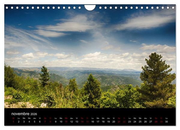 Produktbild: Horizons ard&eacute;chois (Calendrier mural 2026 DIN A4 vertical), CALVENDO calendrier mensuel
