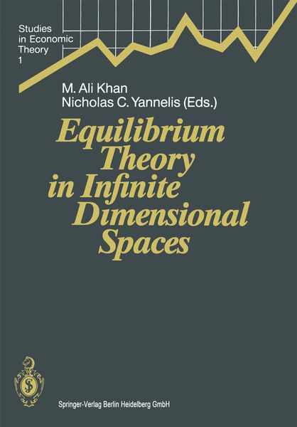 Produktbild: Equilibrium Theory in Infinite Dimensional Spaces