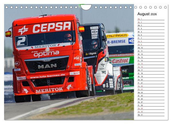 Produktbild: Faszination Truck Rennsport (Wandkalender 2026 DIN A4 quer), CALVENDO Monatskalender