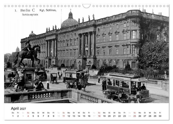 Produktbild: Gr&uuml;&szlig;e aus dem alten Berlin (Wandkalender 2027 DIN A3 quer), CALVENDO Monatskalender
