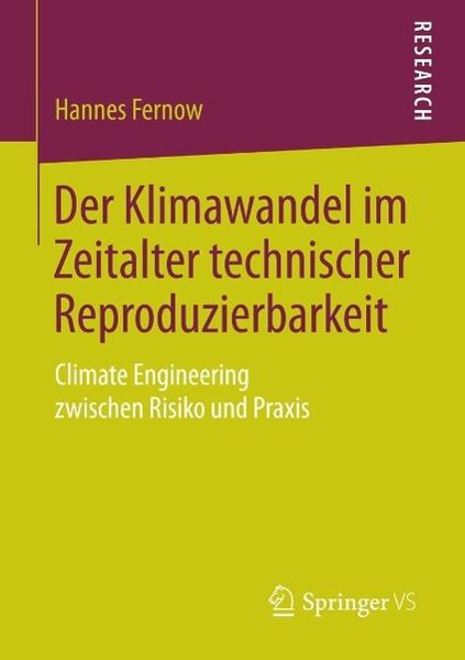 Produktbild: Der Klimawandel im Zeitalter technischer Reproduzierbarkeit