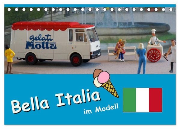 Produktbild: Bella Italia im Modell (Tischkalender 2026 DIN A5 quer), CALVENDO Monatskalender