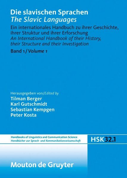 Produktbild: Die slavischen Sprachen / The Slavic Languages. Halbband 1