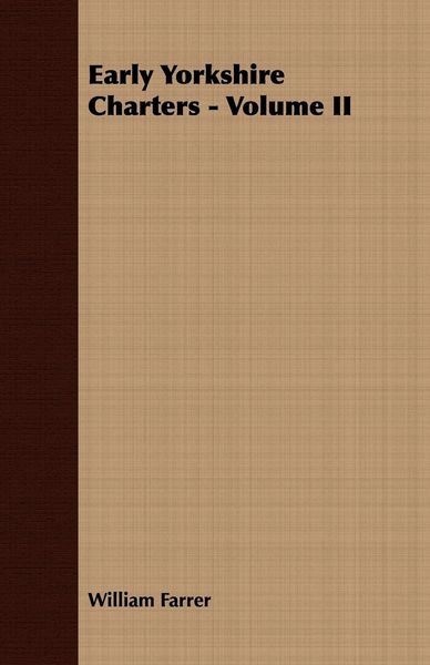 Produktbild: Early Yorkshire Charters - Volume II