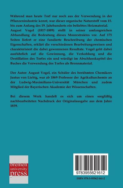 Produktbild: Der Torf, seine Natur und Bedeutung