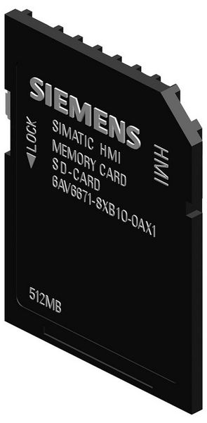 Produktbild: Siemens 6AV6671-8XB10-0AX1 6AV66718XB100AX1 SPS-Speicherkarte