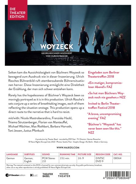 Produktbild: Mastroberardino/Hackl/Strutzenberger: Woyzeck