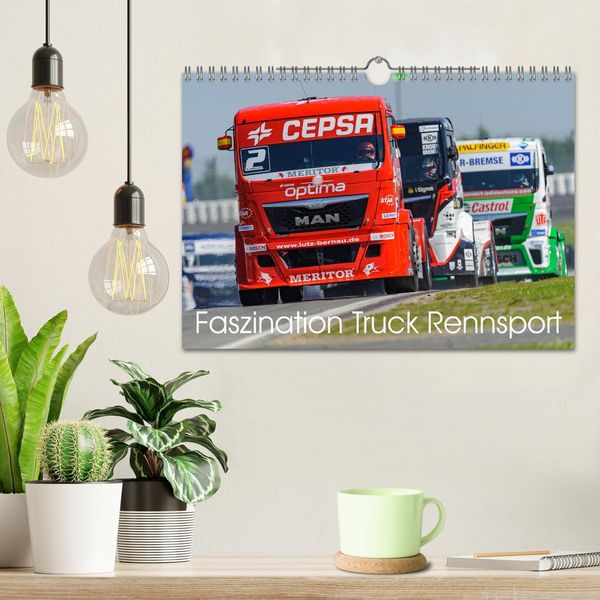 Produktbild: Faszination Truck Rennsport (Wandkalender 2026 DIN A4 quer), CALVENDO Monatskalender
