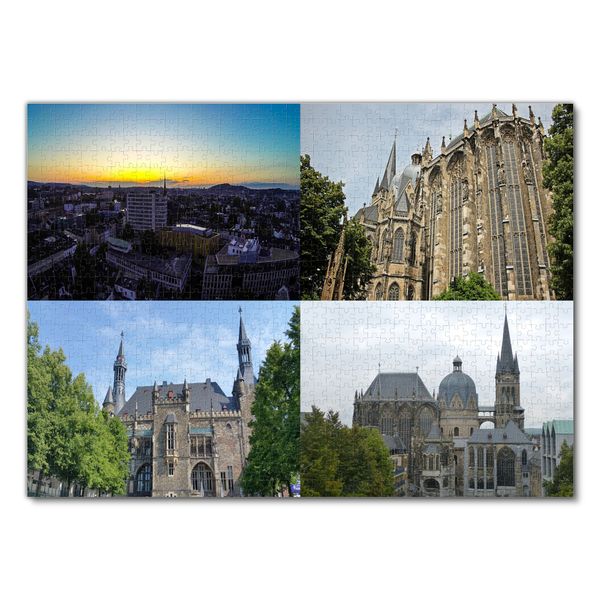 Produktbild: Lais Puzzle Collage Aachen 1000 Teile