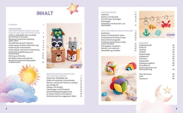 Produktbild: Das Montessori-N&auml;hbuch &ndash; Spielerisch wachsen und Selbstst&auml;ndigkeit f&ouml;rdern
