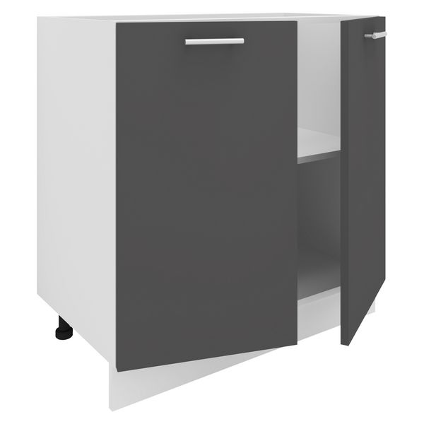 Produktbild: K&uuml;chenschrank B 80 cm Unterschrank Dreht&uuml;ren Esilo