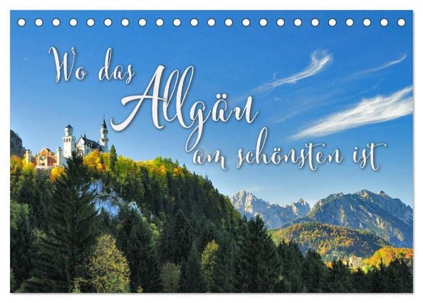 Produktbild: Wo das Allg&auml;u am sch&ouml;nsten ist (Tischkalender 2026 DIN A5 quer), CALVENDO Monatskalender