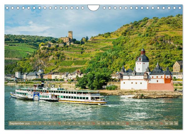 Produktbild: Kulturlandschaft Oberes Mittelrheintal I (Wandkalender 2026 DIN A4 quer), CALVENDO Monatskalender