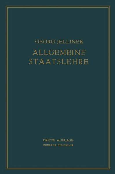 Produktbild: Allgemeine Staatslehre