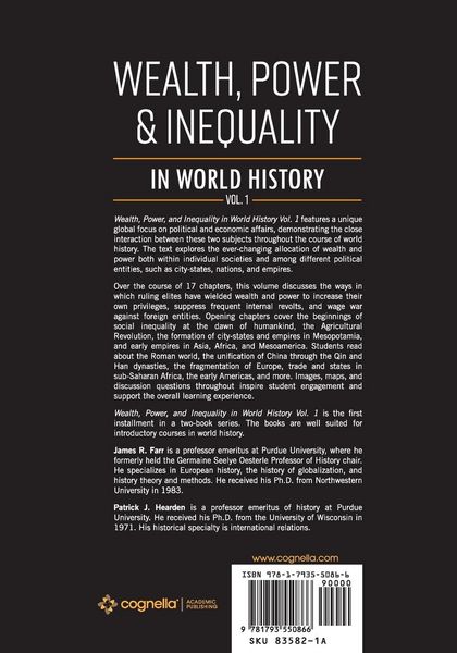 Produktbild: Wealth, Power and Inequality in World History Vol. 1