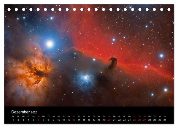 Produktbild: Universum - Eine Reise zu den Sternen (Tischkalender 2026 DIN A5 quer), CALVENDO Monatskalender