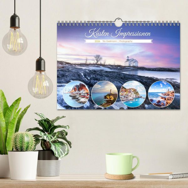 Produktbild: K&uuml;sten Impressionen (Wandkalender 2026 DIN A4 quer), CALVENDO Monatskalender