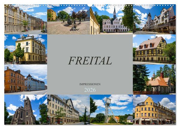 Produktbild: Freital Impressionen (Wandkalender 2026 DIN A2 quer), CALVENDO Monatskalender